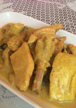 Opor ceker, ayam fillet dan tahu