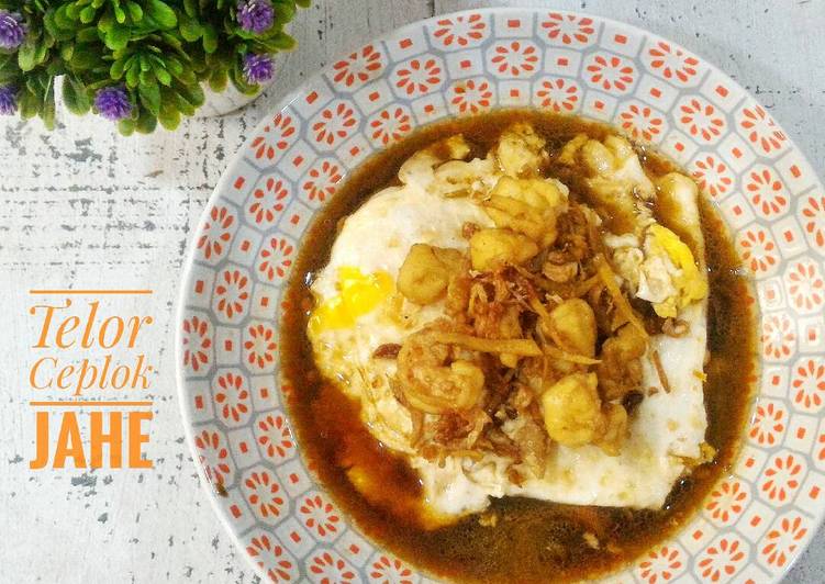 gambar untuk resep makanan Telor Ceplok Jahe