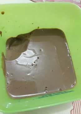 Choco silk puding with soymilk