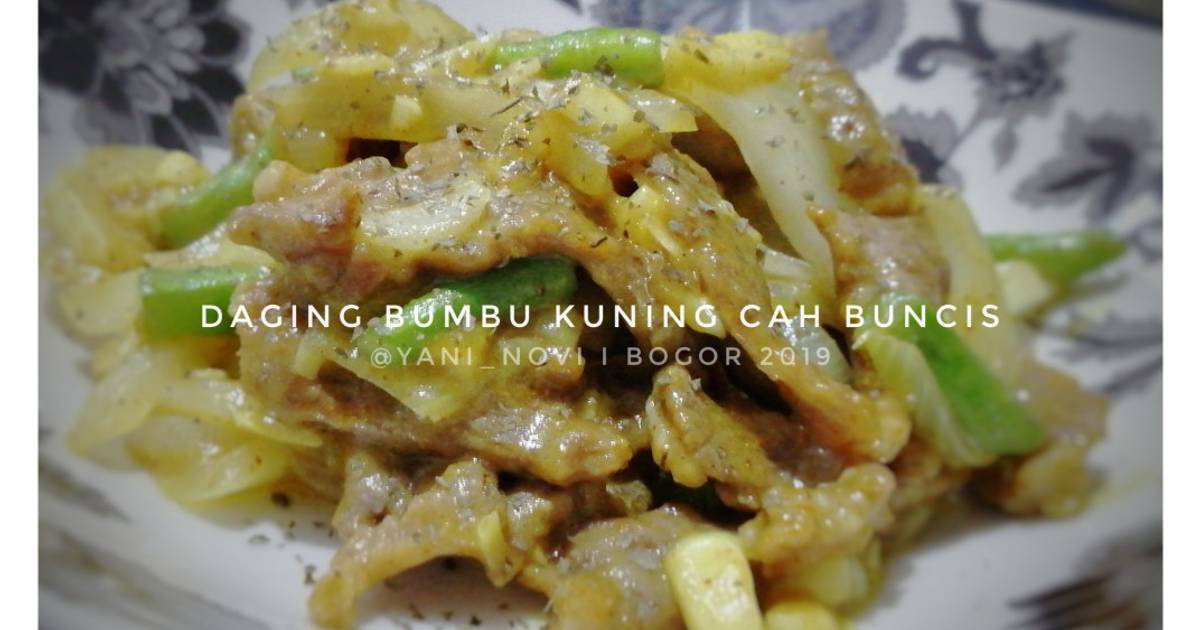 578 resep buncis bumbu kuning enak dan sederhana Cookpad