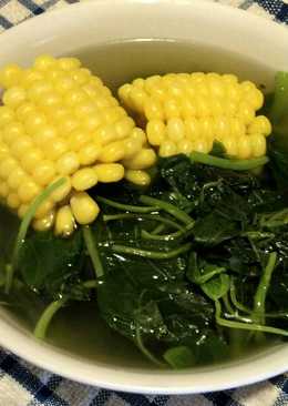 Sayur Bayam kuah bening lezat