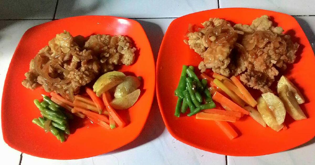 Resep Crispy Chiken Steak ala Indiyah Budi Kusumaningrum