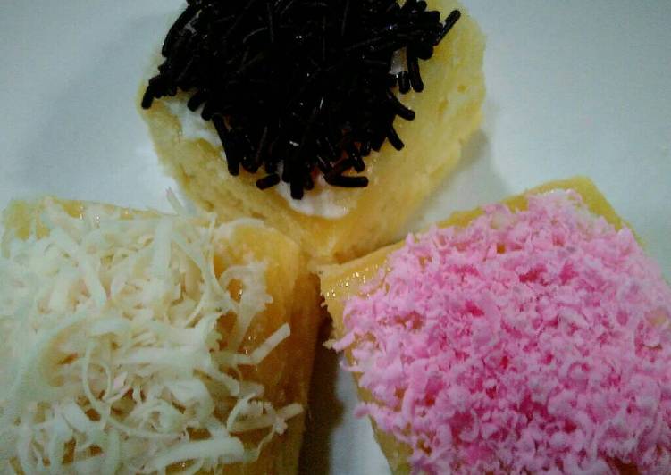 resep masakan Bolu Tape (Kukus)