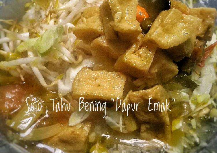 resep Soto Tahu Bening