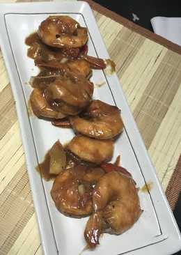 Tamarind prawn (udang asam jawa)