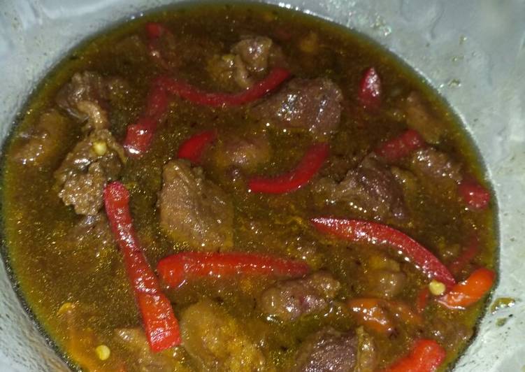 Resep Daging sapi saos tiram vs paprika (Simple)