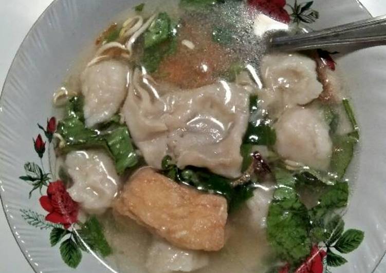 resep lengkap untuk Bakso ikan tenggiri