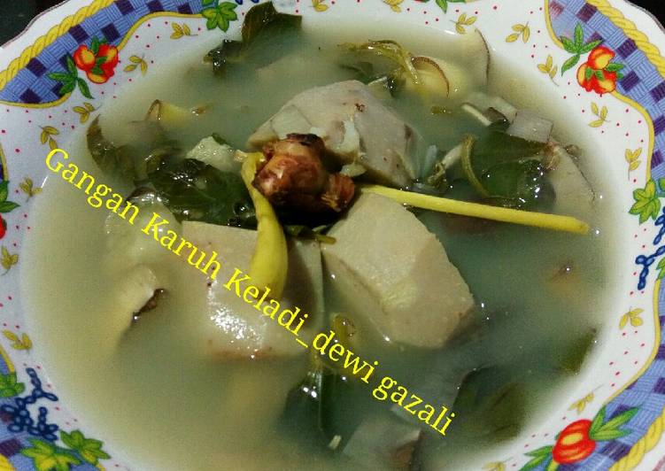 gambar untuk cara membuat Gangan Karuh Keladi (sayur Khas Banjarmasin)