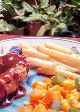 Chicken Steak-Bbq Sauce