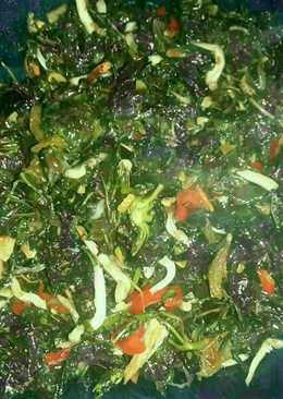 Tumis Daun Singkong Ikan Teri