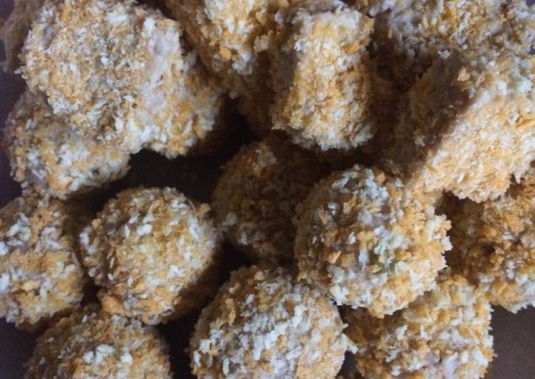 gambar untuk cara membuat Nugget tempe jamur murah meriah