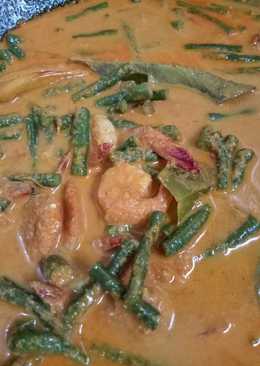 Gulai udang + kacang panjang