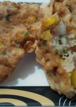 Bakwan jagung kornet sapi