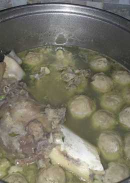 Kuah bakso iga sapi