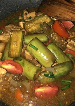 Ayam terong saus mentega
