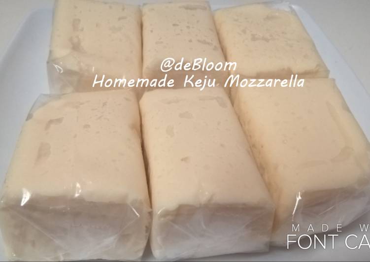 bahan dan cara membuat 228. Homemade Keju Mozzarella