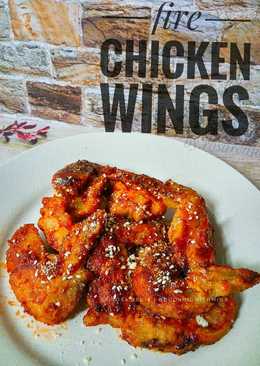 Fire Chicken Wings with Parmesan