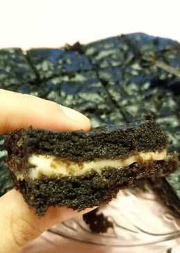 Oreo steam cake isi keju