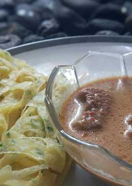 Roti Jala Kari Daging