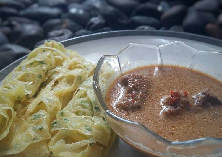 gambar untuk resep makanan Roti Jala Kari Daging