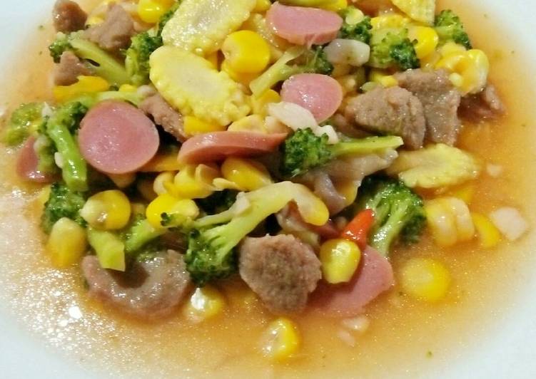 resep makanan CAPCAY KUAH rumahan enak & mudah buatnya