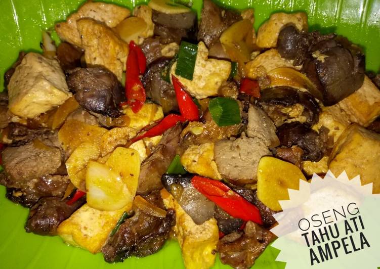 resep masakan Oseng2 Tahu Ati Ampela