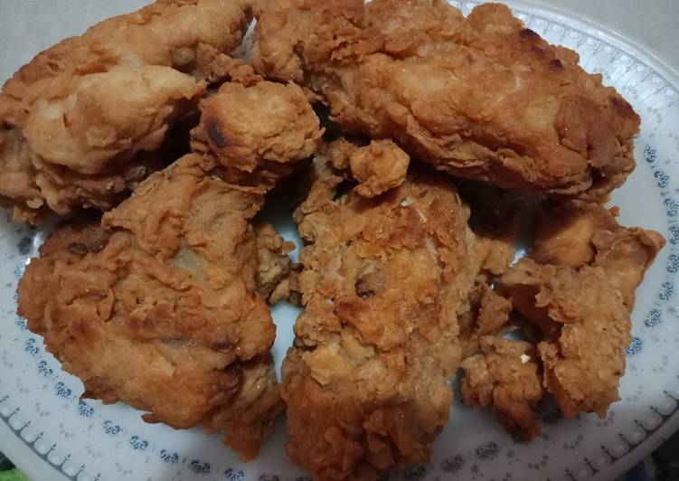 resep lengkap untuk Ayam goreng crispy