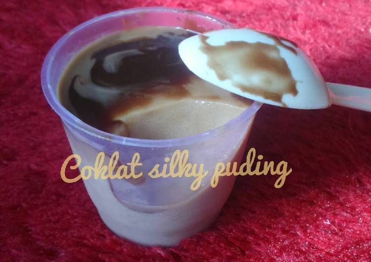 gambar untuk cara membuat Silky Puding Coklat