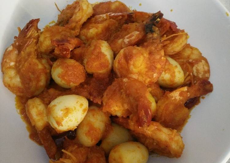 gambar untuk resep Sambal Goreng Udang Dan Telur Puyuh (bisa ditambah pete bila suka)