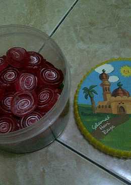 Agar-agar jelly roll ala bunda 3bintang