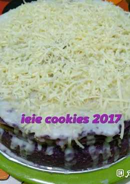 Cake ubi ungu ala ieie Simple n moist tetep