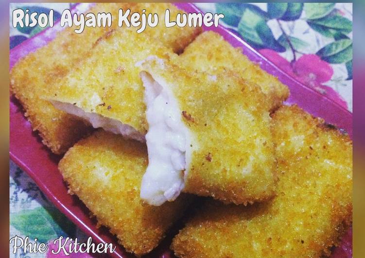 Resep Risol ayam keju