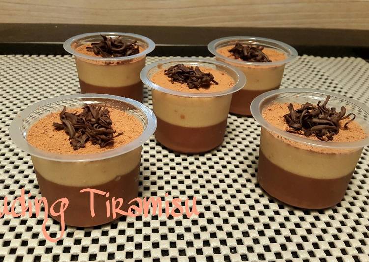 resep makanan Puding Tiramisu