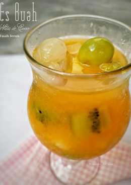 Es Buah Nata de Coco Kuah Jeruk