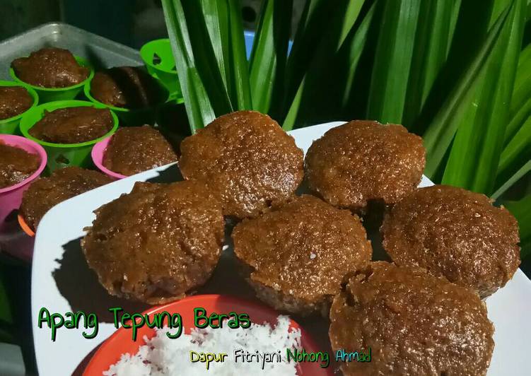 bahan dan cara membuat ?? Apang Tepung Beras (Apang Bugis) ala Dapur Fitri ??