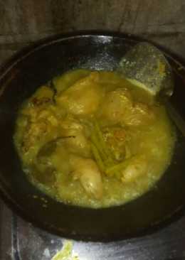 Ayam ungkep bumbu kuning