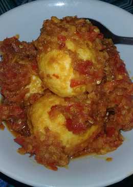 Telur bulat balado yummy