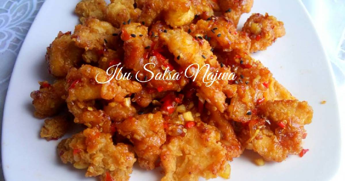  Resep  Ayam  goreng crispy  Saus Madu Pedas  oleh Ratih 