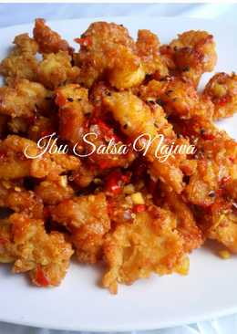 Ayam goreng crispy Saus Madu Pedas ðŸ˜