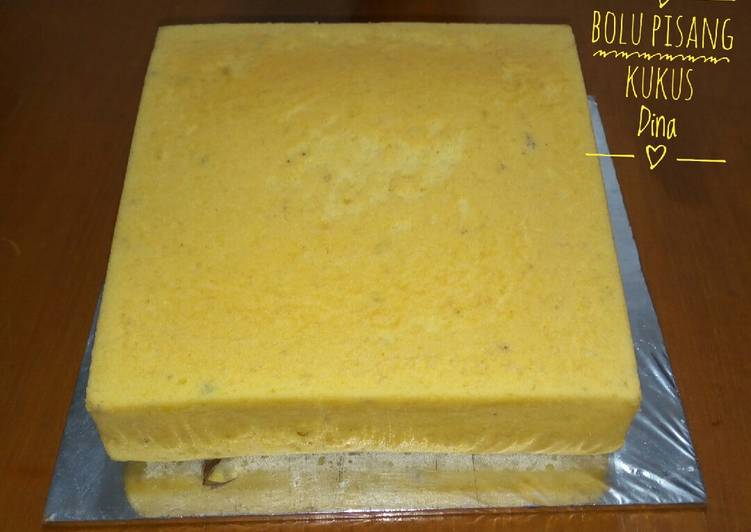 gambar untuk resep Bolu pisang kukus #polos tanpa toping