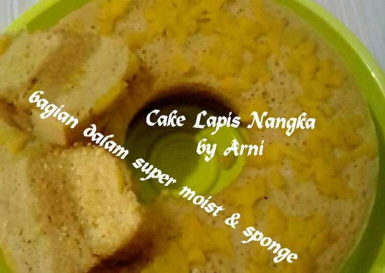 resep lengkap untuk Cake Lapis Nangka