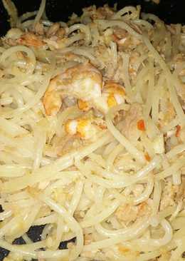 Aglio olio Udang Tuna