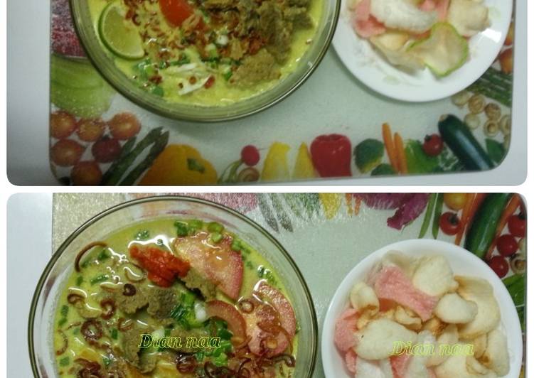 resep Soto betawi daging kuah santan susu