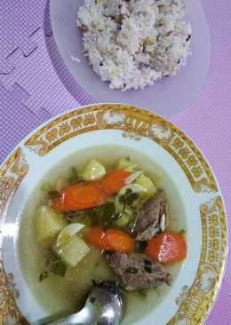 Sop daging bening #kitaberbagi