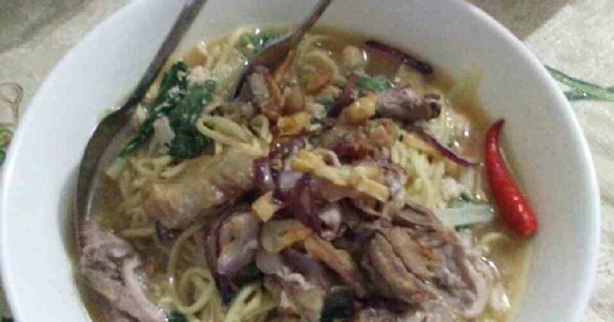 Resep Mie Kuah Ayam Gurih ala Euginia Wahyudi