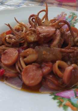 Cumi Sosis Saus Tiram
