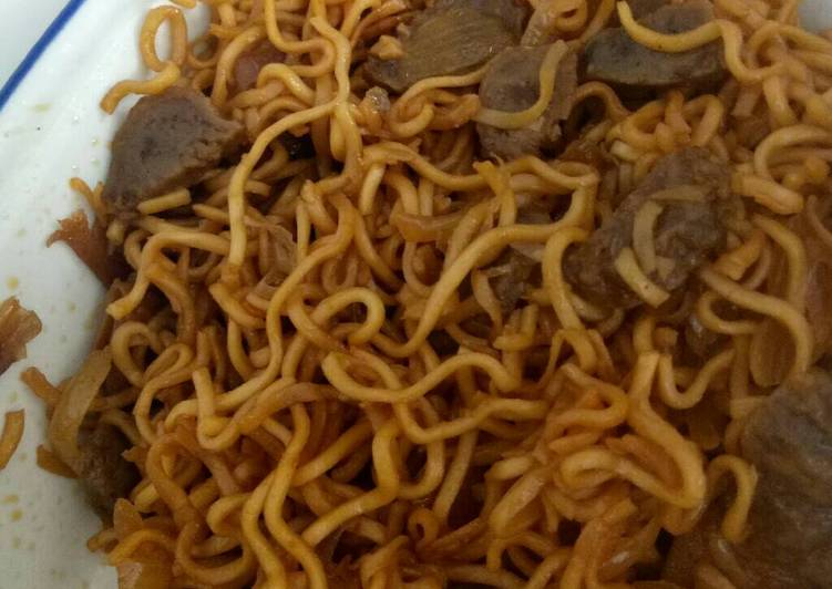 resep lengkap untuk 1. Mie goreng homemade rasa indomie goreng