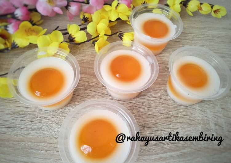 Puding telur ceplok #bikinramadanberkesan