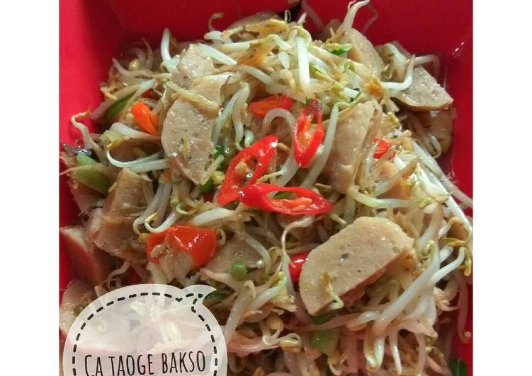 Resep Ca taoge bakso Dari Rossiana Dwi Yanti