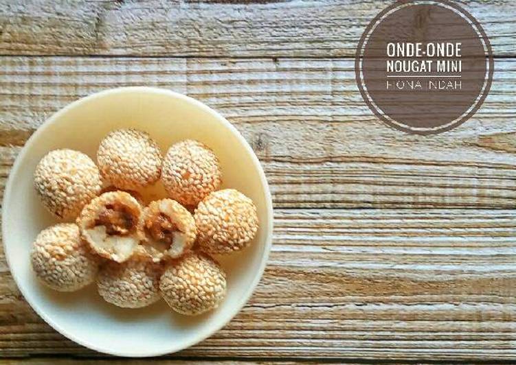 resep masakan Onde-Onde Nougat Mini